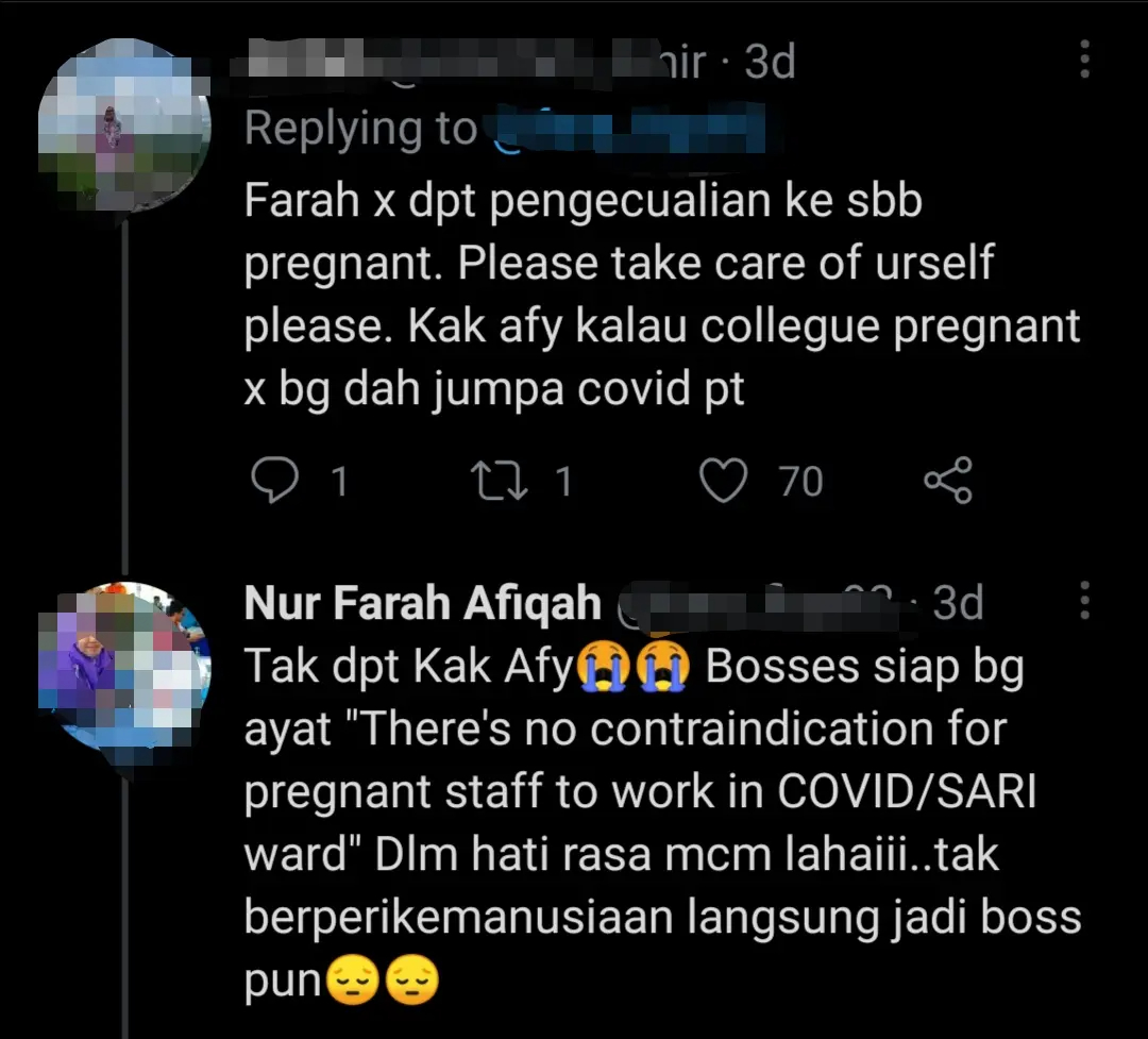 "i’m risking my baby to treat people i don't know! " a pregnant frontliner’s cry for malaysians to follow sops | weirdkaya